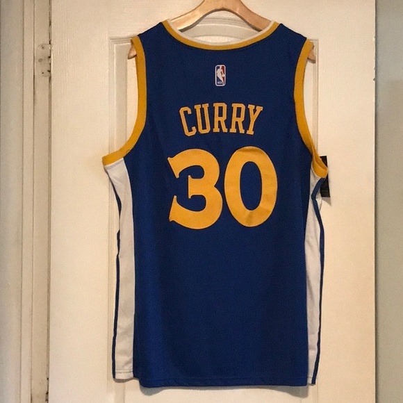 Stephen Curry Golden State Warriors Royal Nike Swingman Basketball Jersey - Picture 3 of 3